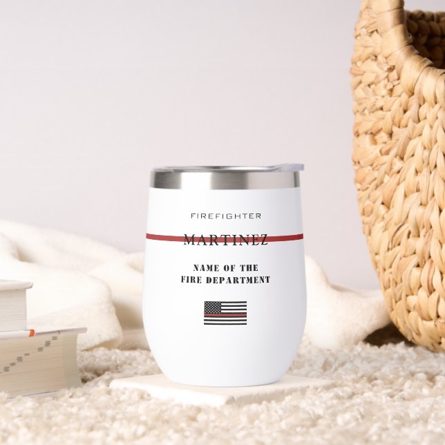 Custom Firefighter Thin Red Line Fire Department (Living Room)