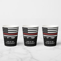 Custom Firefighter Thin Red Line Fire Department