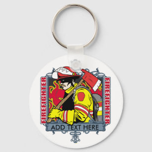 Custom Firefirefighter Key Ring