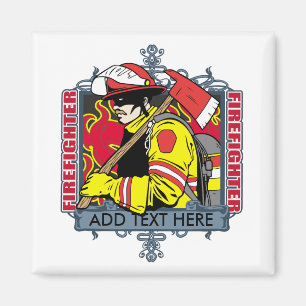 Custom Firefirefighter Magnet