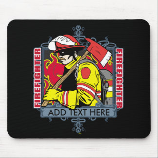 Custom Firefirefighter Mouse Mat