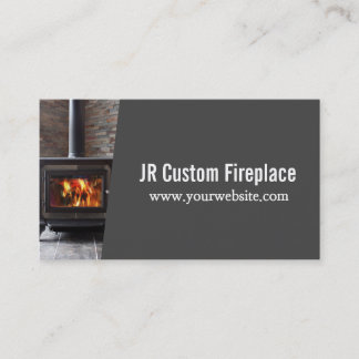Custom Fireplace Services & Repair Business Card