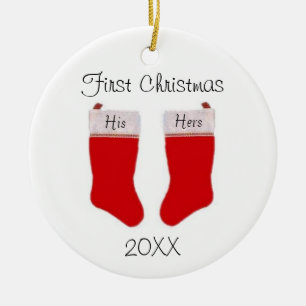 Custom First Christmas Ornament