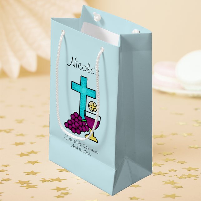 Custom First Communion Small Gift Bag (Creator Uploaded)