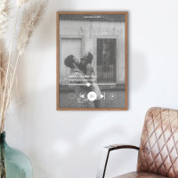 Custom First Dance Song Photo Memorabilia Print