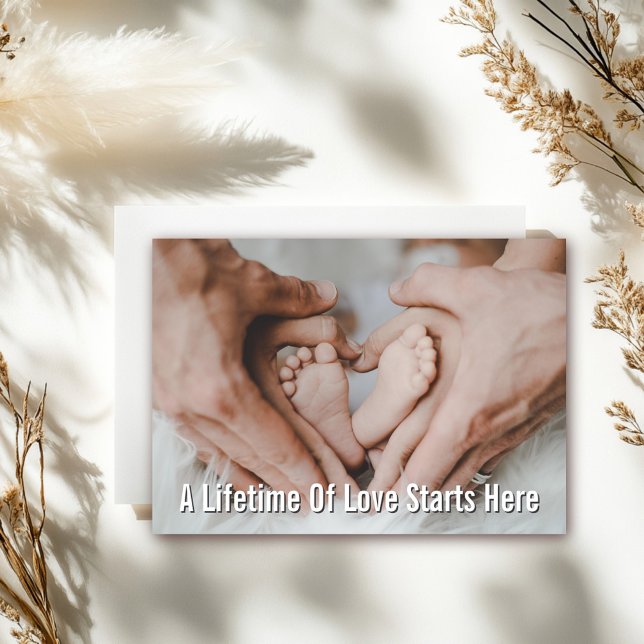 Custom First Father’s Day Sentimental Message Card (Creator Uploaded)
