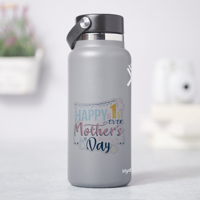 Custom First Mothers Day 1st Time Mum (HydroFlask)