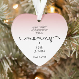Custom First Mother's Day Gift New Mummy Keepsake Ornament