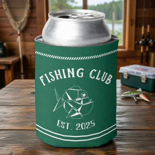 Custom Fishing Club Can Cooler (Creator Uploaded)