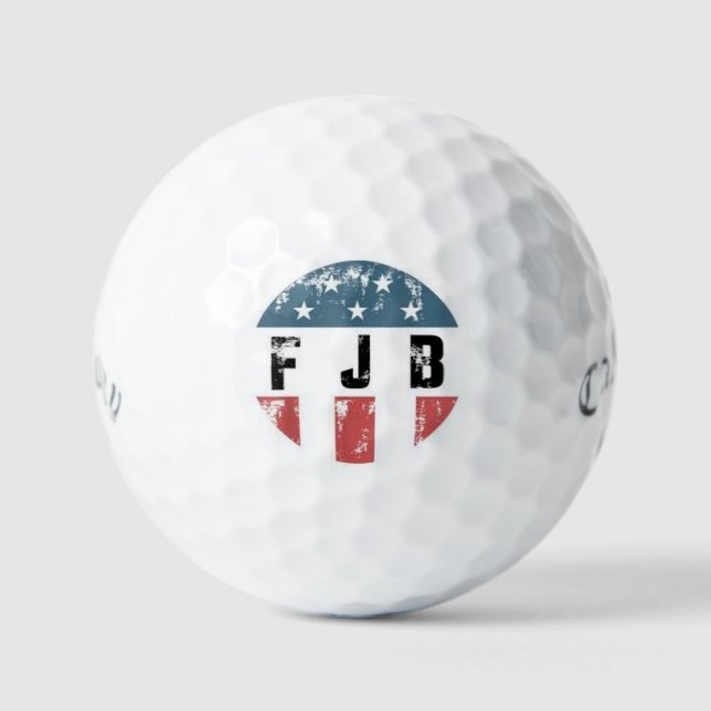 Custom FJB Callaway Supersoft Golf Balls (Front)