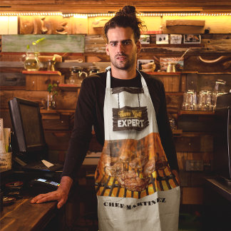 Custom Flame Grill Expert Apron