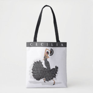 Custom Flamenco Shopping Tote