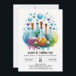 Custom Flask Fusion Scientist Birthday Invitation<br><div class="desc">Unleash your child's creativity with our Custom Flask Fusion Scientist Birthday invitation! This imaginative design seamlessly fuses the elegance of custom flask imagery with the excitement of scientific exploration, promising an unforgettable celebration for your young scientist. The dynamic layout and vibrant colours set the stage for a day filled with...</div>