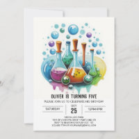 Custom Flask Fusion Scientist Birthday