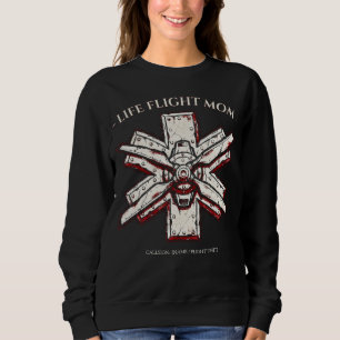 Custom Flight Nurse Mum Medevac Tactical Water Bot Sweatshirt