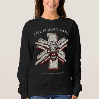 Custom Flight Nurse Mum Medevac Tactical Water Bot Sweatshirt