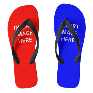 Custom Flip Flop Summer Sandal Thong Template DIY