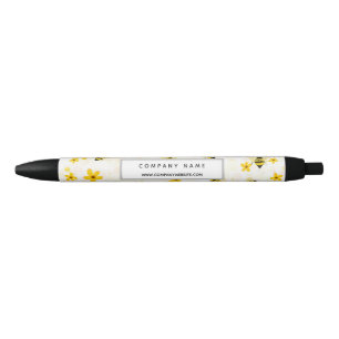 Custom Floral Bee Business Promotional Pen 