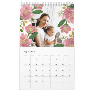 Custom Floral Calendar