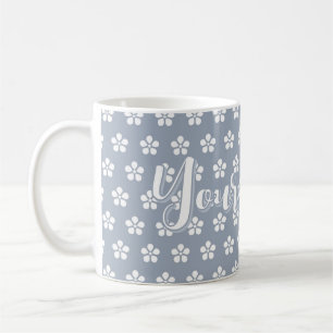 Custom Floral Coffee Mug