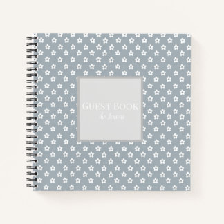 Custom floral guest book