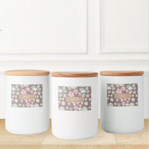 Custom floral labels, Handmade jam labels