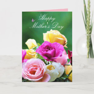 Custom Floral Mother's Day Card