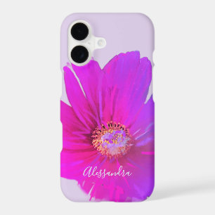 Custom Floral Pastel Purple Hot Pink Watercolor