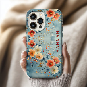 Custom Floral Phone Case Gift for Her Bridesmaid