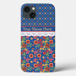Custom Floral, Polkas, Faux Lace iPad Air Case