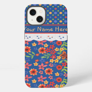 Custom Floral Polkas Faux Lace iPhone 6 Case