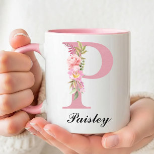 Custom Floral Roses Mug Baby Shower Gift for Mum