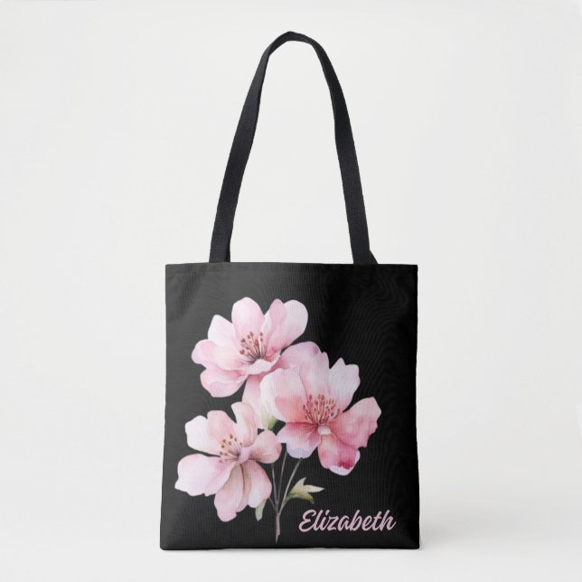 Custom Floral Tote (Front)
