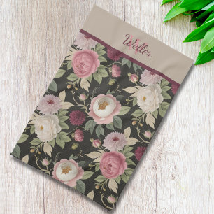 Custom Floral Vintage Mary Delany Inspired Tea Towel