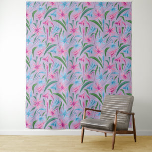 Custom Floral Wall Tapestry