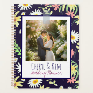 Custom Floral Wedding Planner   Personalised Photo