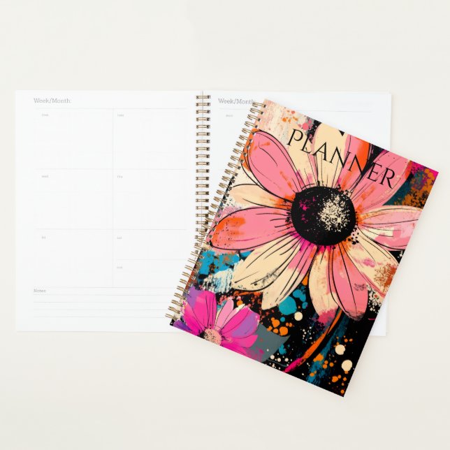 Custom Floral Weekly & Monthly Planner (Display)