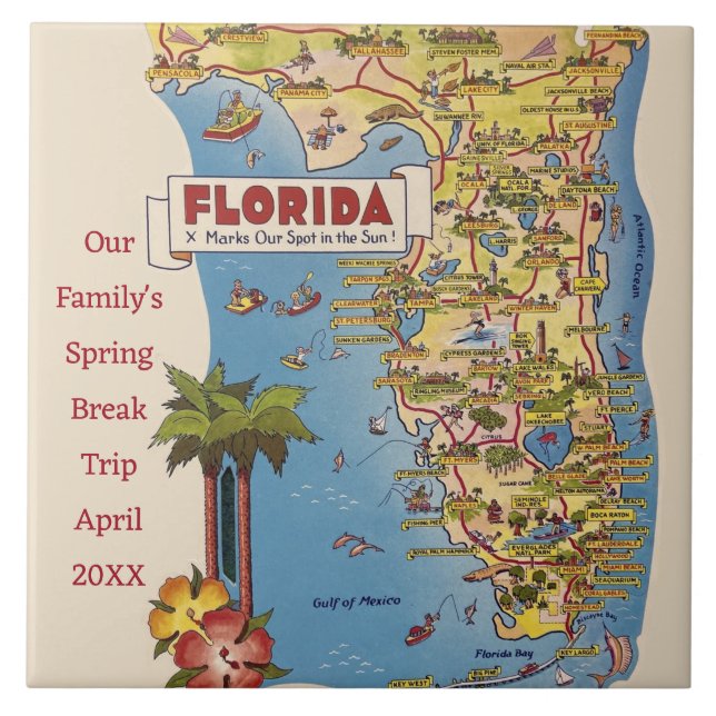 Custom Florida Tile (Front)