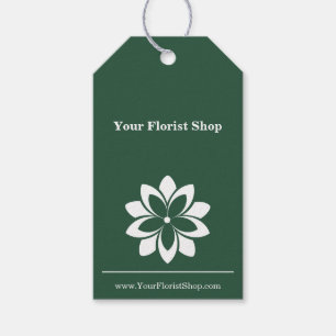 🌸Custom Florist Logo and QR Code Flower Care Tag