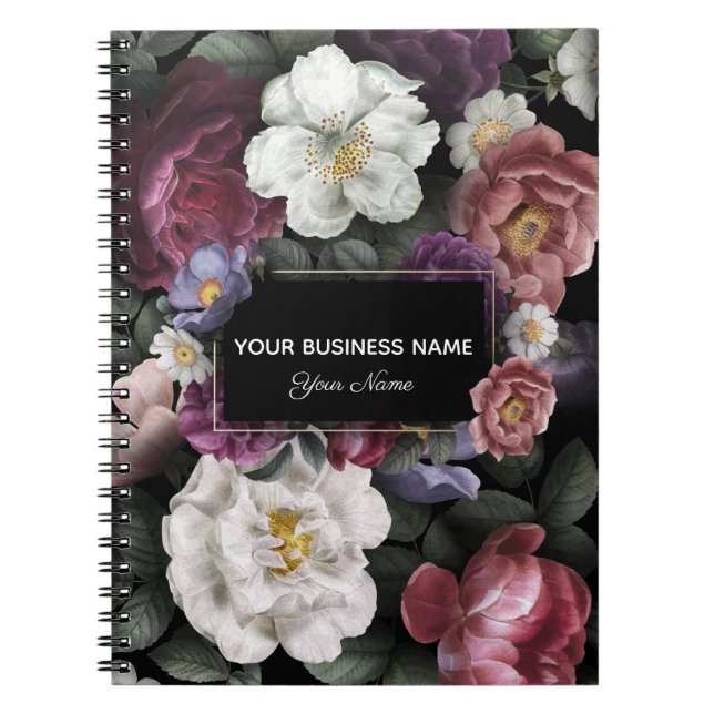 Custom Florist Shop Notebook (Front)