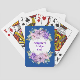 Custom Flower Bouquet  Playing Cards
