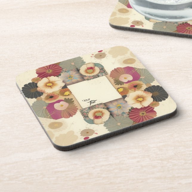Custom flower coaster (Left Side)