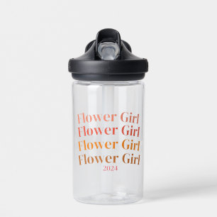 Custom Flower Girl Water Bottle