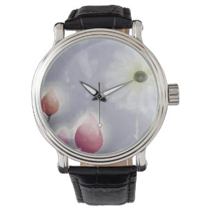Custom flower watch