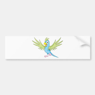 Custom Flying Parrot Bumper Sticker