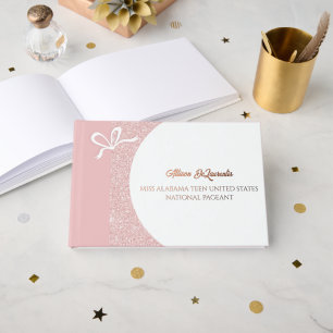 Custom Foil Printed Pageant Week Autograph Book
