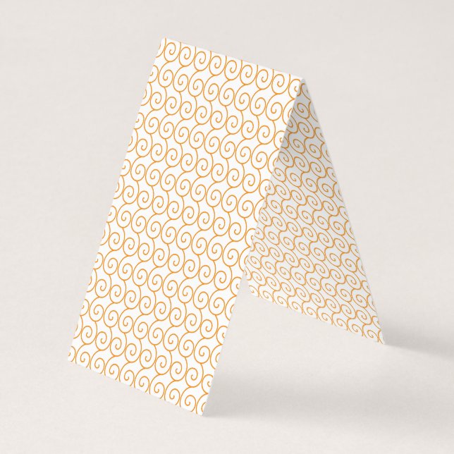 Custom Folded Business Card Luxury Brand (Back)