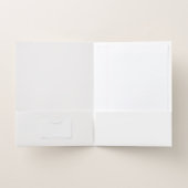 Custom Folders with Business Card Slot & Your Logo (Inside)