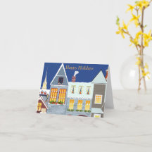 Custom Folk Art Style Holiday