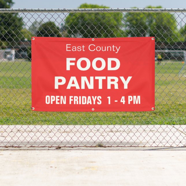 Custom Food Pantry Banner (Insitu)